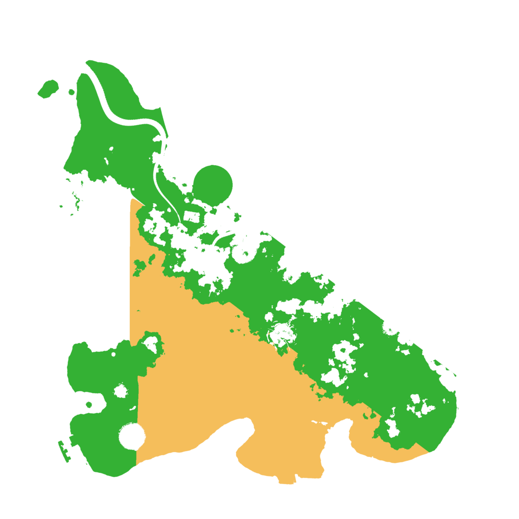 Biome Rust Map: Procedural Map, Size: 3500, Seed: 818856676