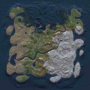 Thumbnail Rust Map: Procedural Map, Size: 4000, Seed: 1622082019, 16 Monuments