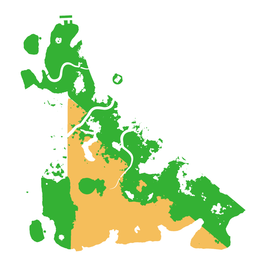 Biome Rust Map: Procedural Map, Size: 4350, Seed: 602720975