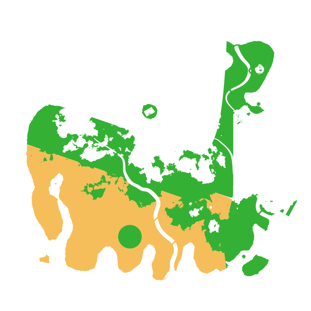 Biome Rust Map: Procedural Map, Size: 3500, Seed: 1411784068