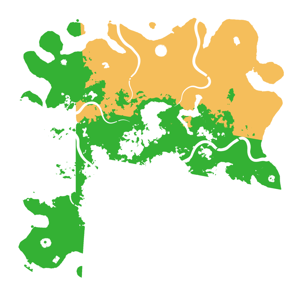 Biome Rust Map: Procedural Map, Size: 4500, Seed: 715936655