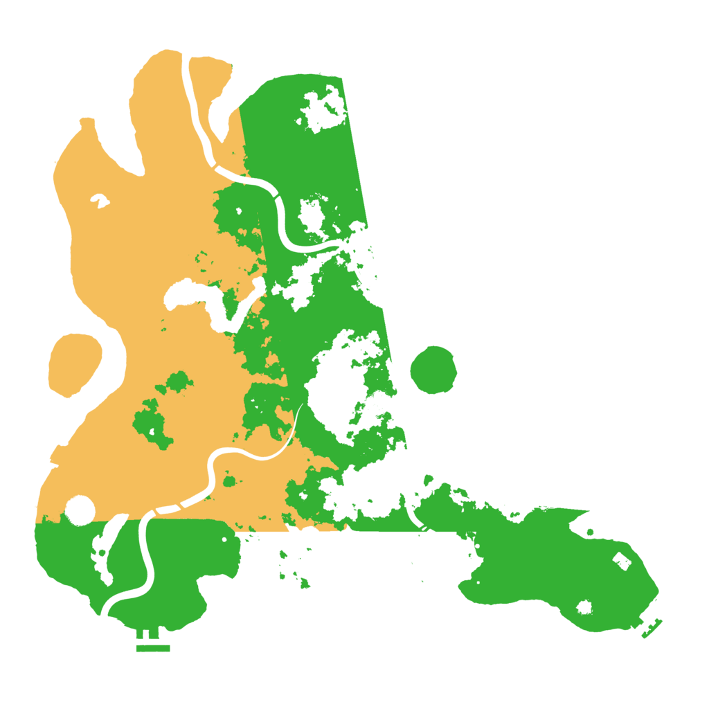 Biome Rust Map: Procedural Map, Size: 4260, Seed: 2036079613