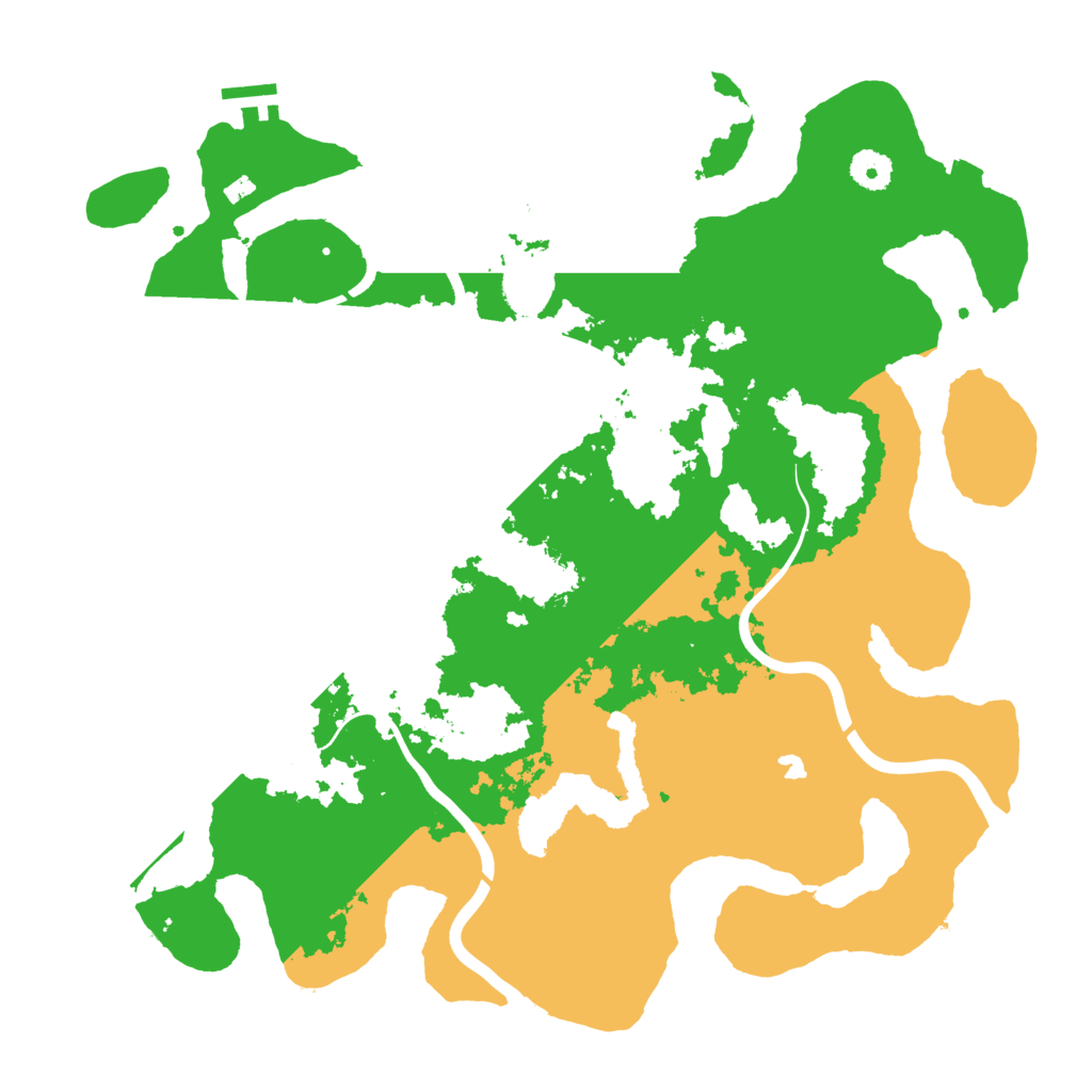Biome Rust Map: Procedural Map, Size: 4000, Seed: 247950055