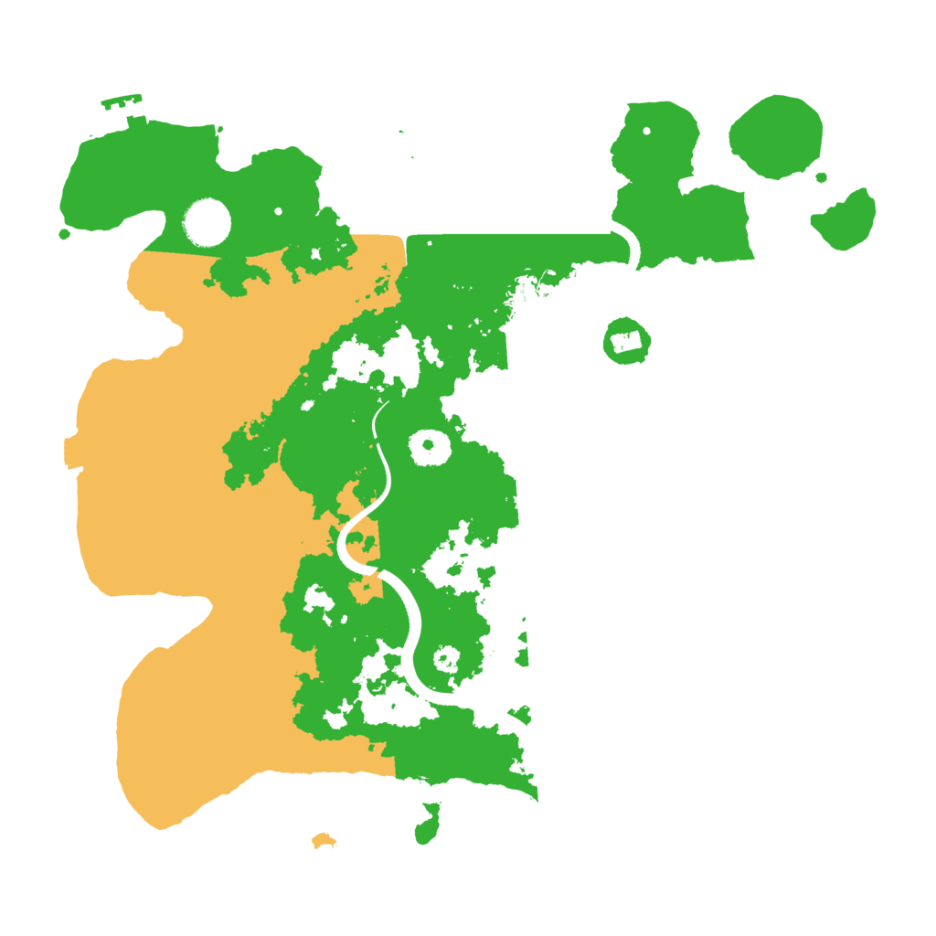 Biome Rust Map: Procedural Map, Size: 3500, Seed: 1819680272