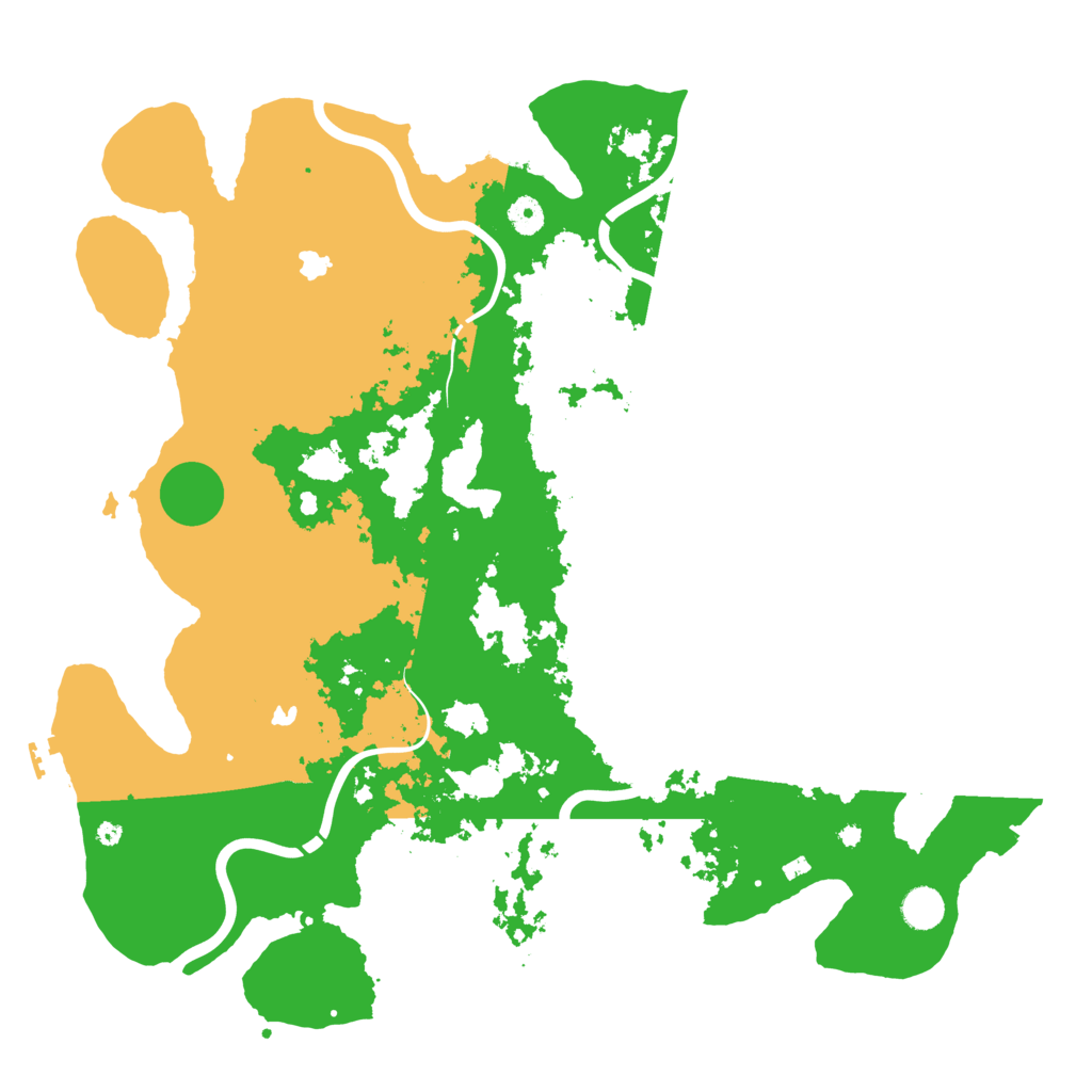 Biome Rust Map: Procedural Map, Size: 4500, Seed: 723607308