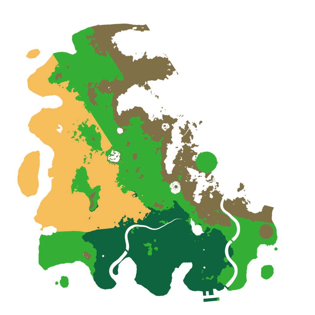 Biome Rust Map: Procedural Map, Size: 4000, Seed: 1565481234