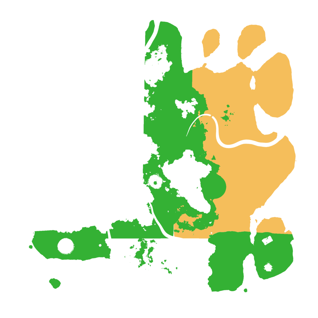 Biome Rust Map: Procedural Map, Size: 3500, Seed: 521649735
