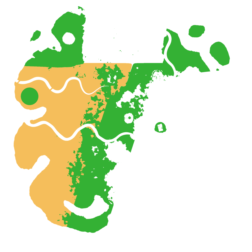 Biome Rust Map: Procedural Map, Size: 3800, Seed: 1233939682