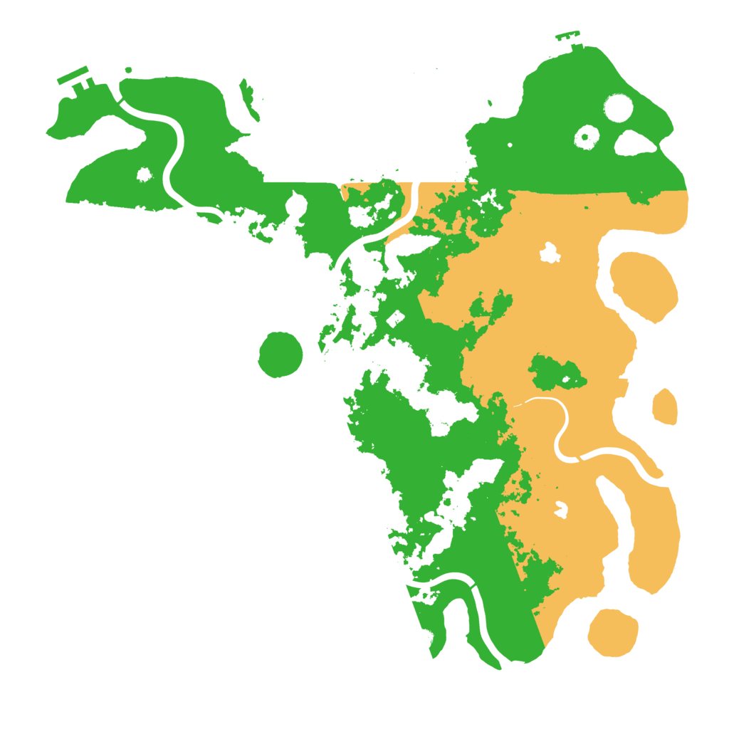 Biome Rust Map: Procedural Map, Size: 4500, Seed: 443783152