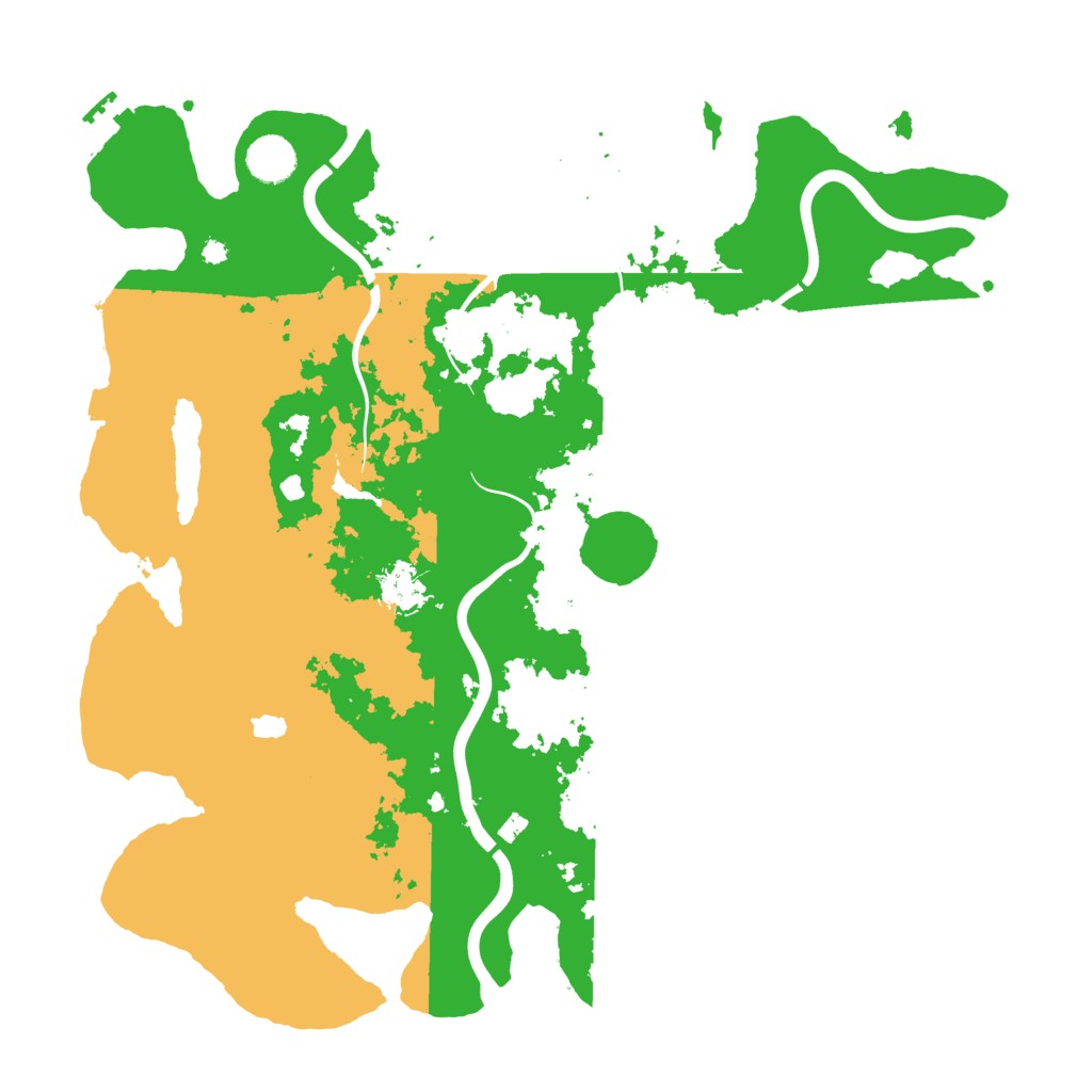 Biome Rust Map: Procedural Map, Size: 4000, Seed: 666143193
