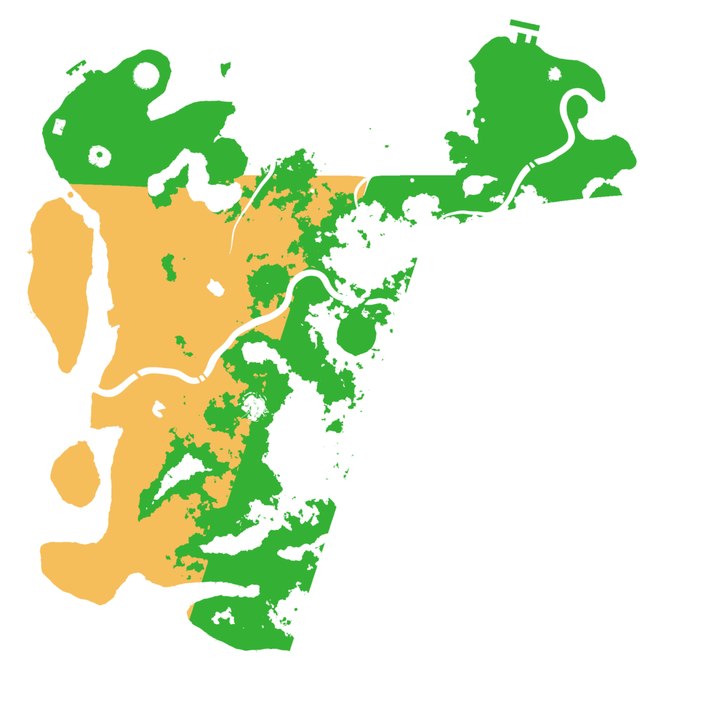 Biome Rust Map: Procedural Map, Size: 4750, Seed: 349777