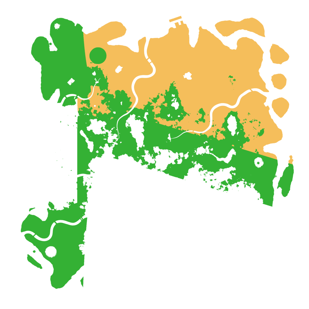 Biome Rust Map: Procedural Map, Size: 4900, Seed: 675065874