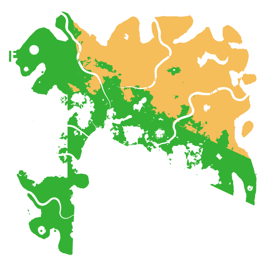 Biome Rust Map: Procedural Map, Size: 5000, Seed: 1516203603