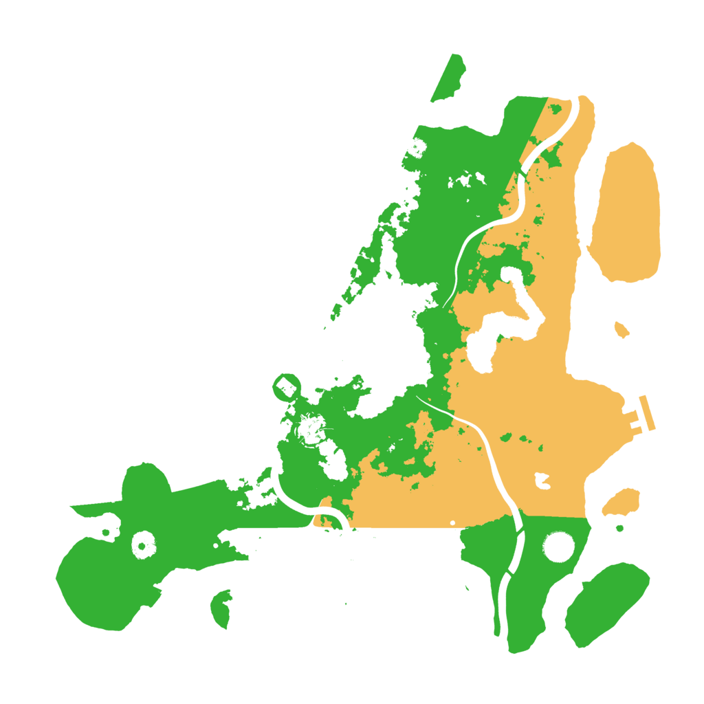 Biome Rust Map: Procedural Map, Size: 4000, Seed: 315434463