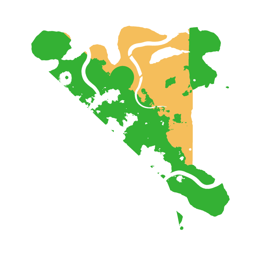 Biome Rust Map: Procedural Map, Size: 3000, Seed: 1141954507