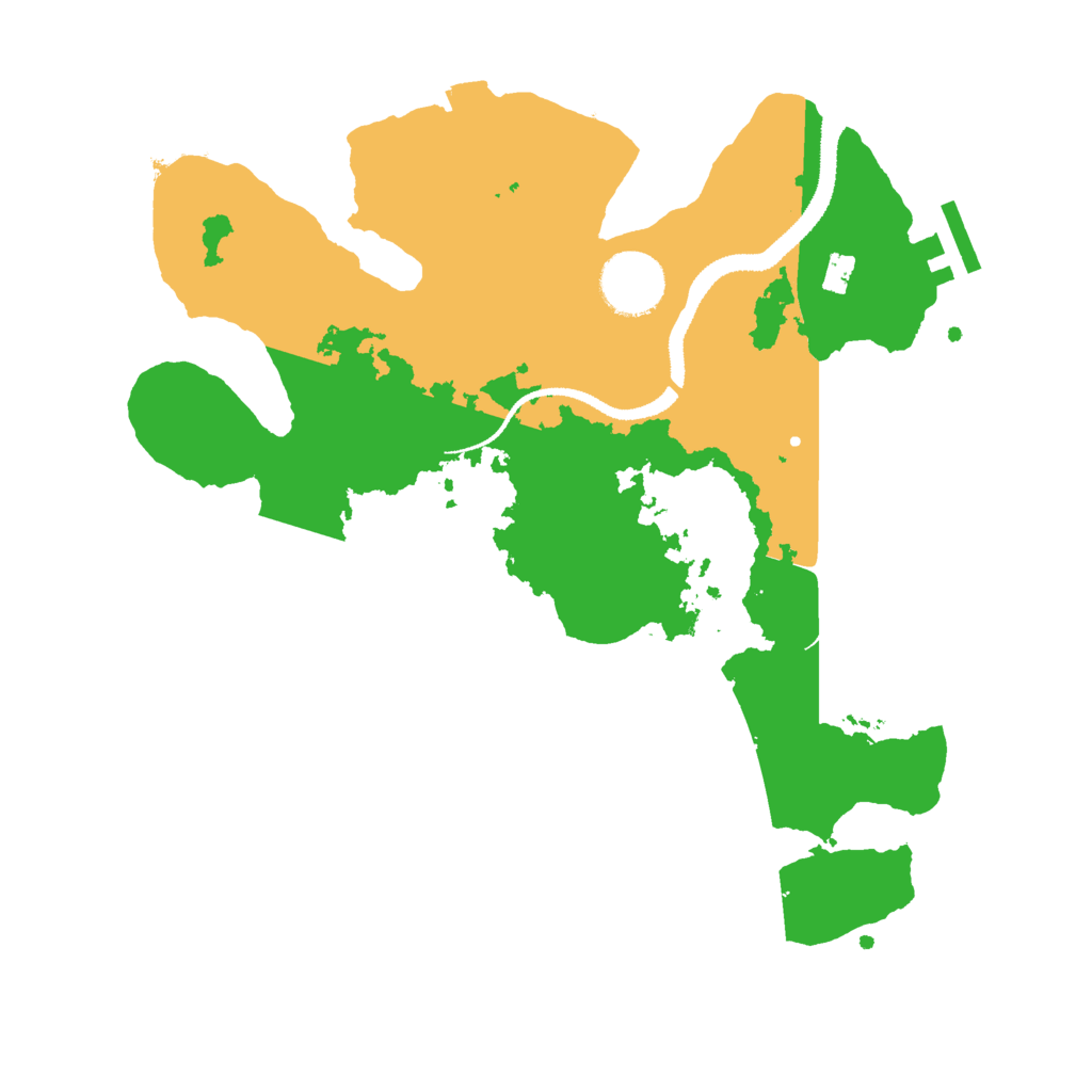 Biome Rust Map: Procedural Map, Size: 3000, Seed: 20260903