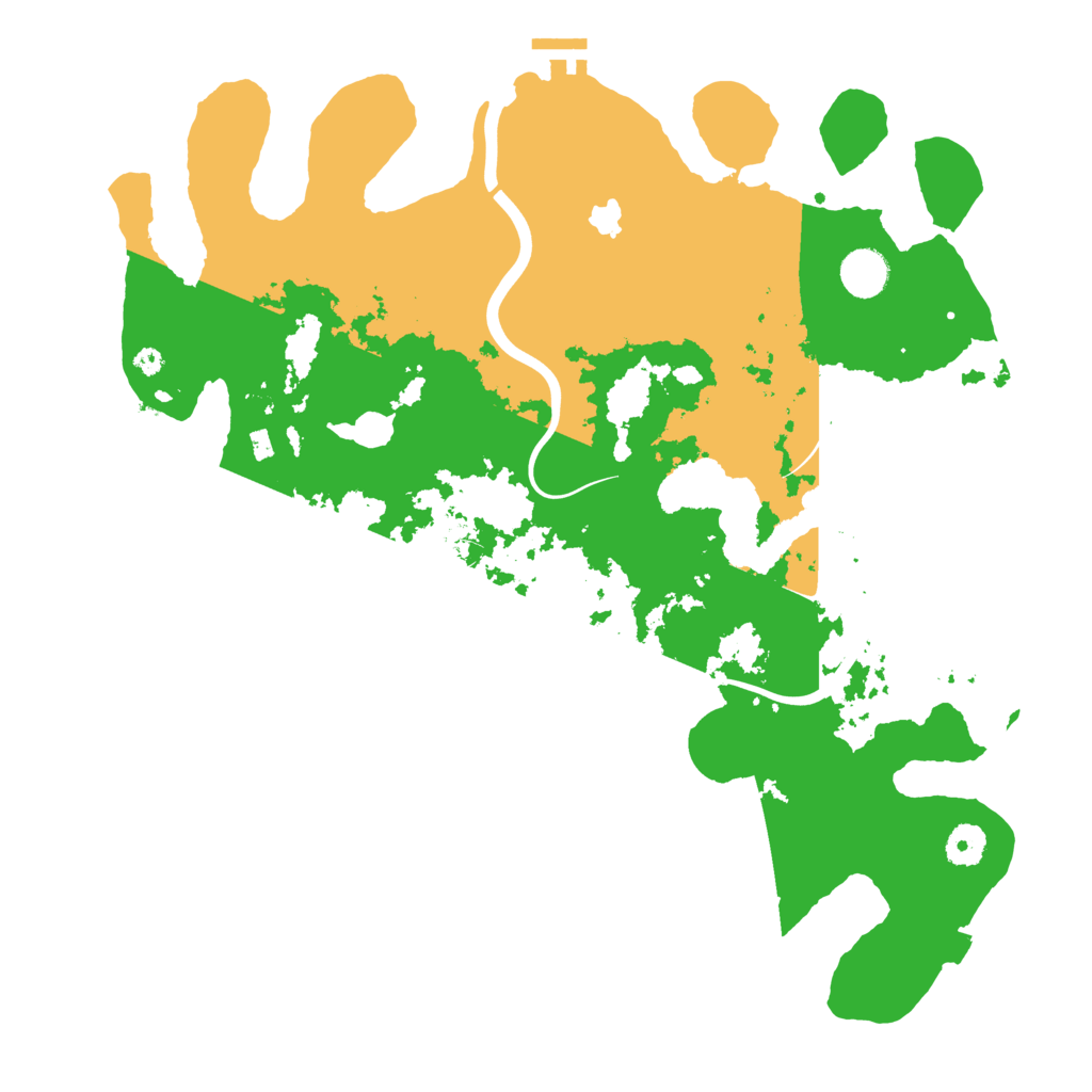 Biome Rust Map: Procedural Map, Size: 4000, Seed: 1837123444