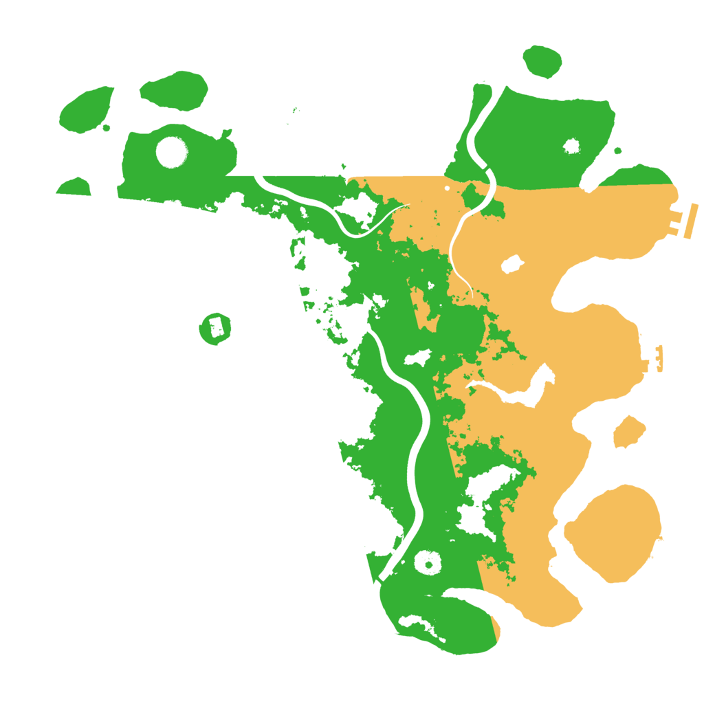 Biome Rust Map: Procedural Map, Size: 4000, Seed: 8253439
