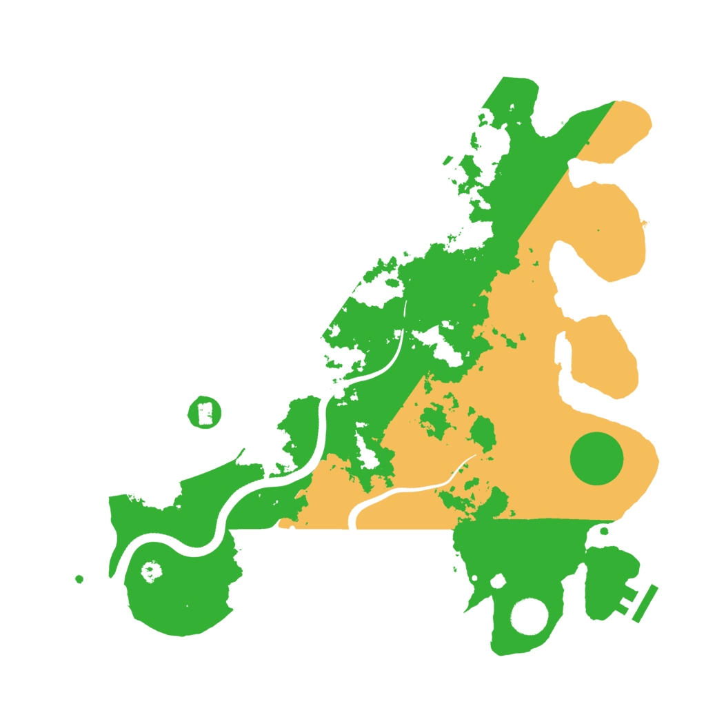 Biome Rust Map: Procedural Map, Size: 3500, Seed: 9873543