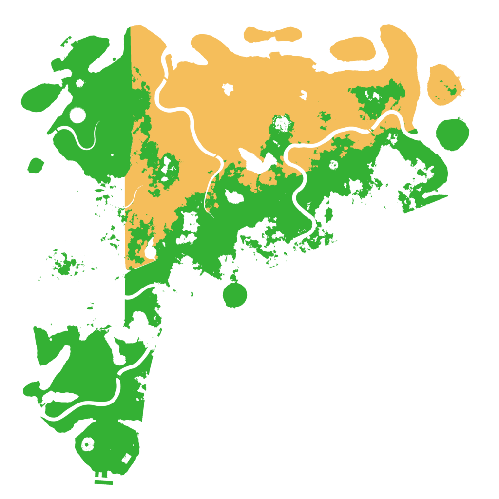 Biome Rust Map: Procedural Map, Size: 5500, Seed: 1384828800