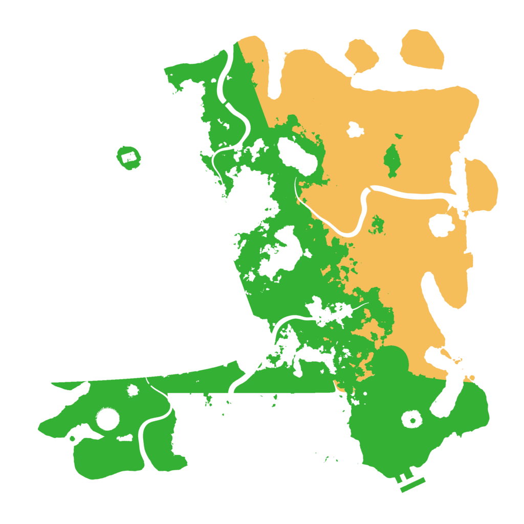 Biome Rust Map: Procedural Map, Size: 4050, Seed: 244870178