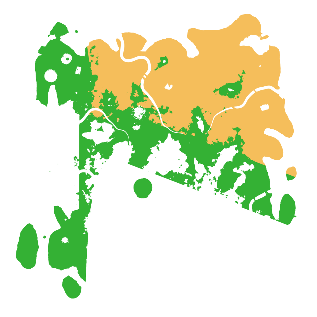 Biome Rust Map: Procedural Map, Size: 4500, Seed: 2027999949