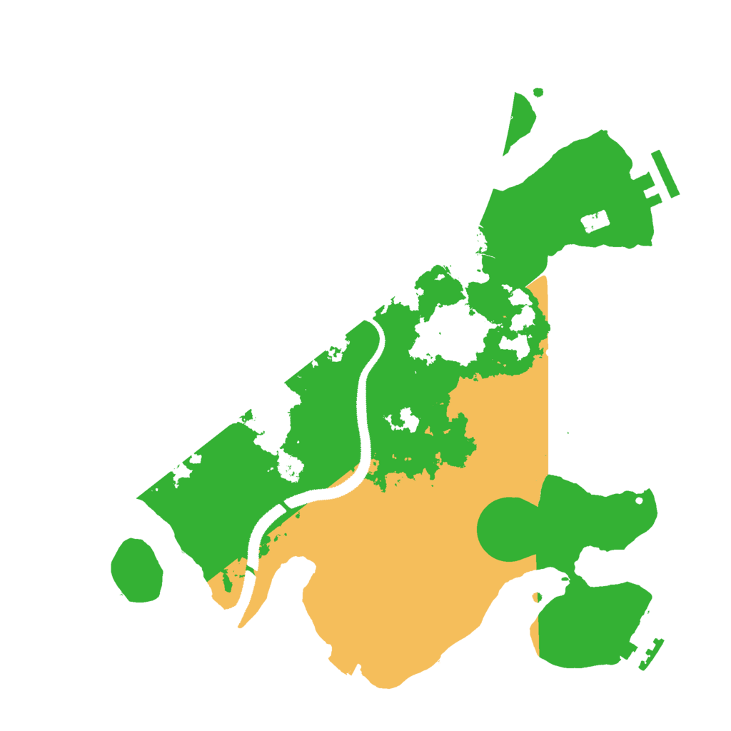 Biome Rust Map: Procedural Map, Size: 3000, Seed: 2054517110