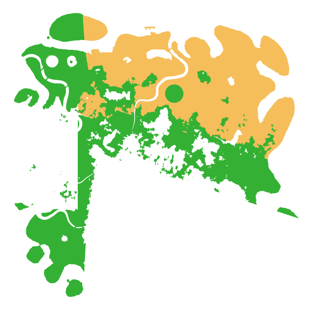 Biome Rust Map: Procedural Map, Size: 4500, Seed: 773134456