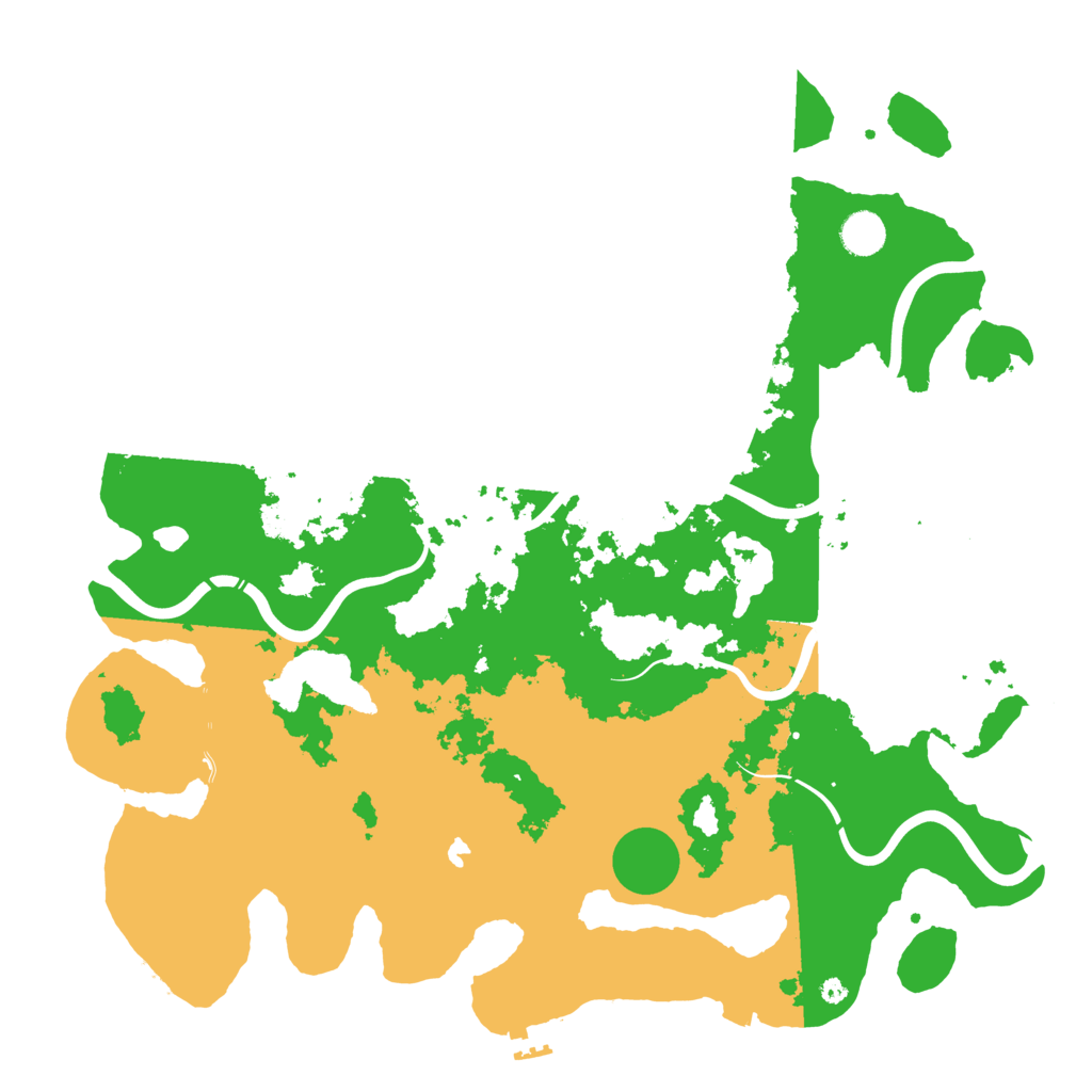 Biome Rust Map: Procedural Map, Size: 4300, Seed: 1638664419