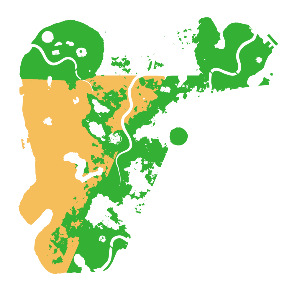 Biome Rust Map: Procedural Map, Size: 4500, Seed: 111856248