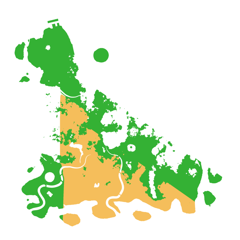 Biome Rust Map: Procedural Map, Size: 4500, Seed: 1280070723