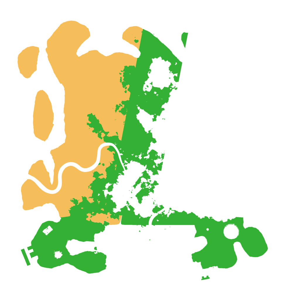 Biome Rust Map: Procedural Map, Size: 3500, Seed: 961436630