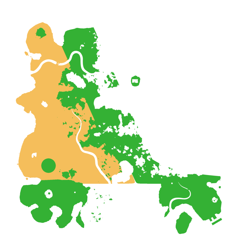 Biome Rust Map: Procedural Map, Size: 4500, Seed: 1133594969