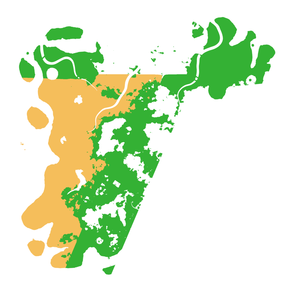Biome Rust Map: Procedural Map, Size: 4500, Seed: 710003577