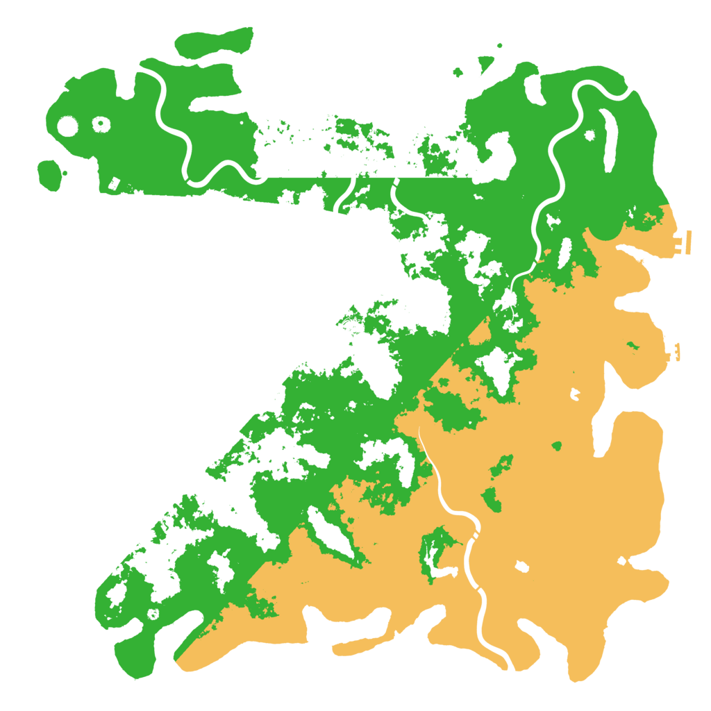 Biome Rust Map: Procedural Map, Size: 6000, Seed: 613392370