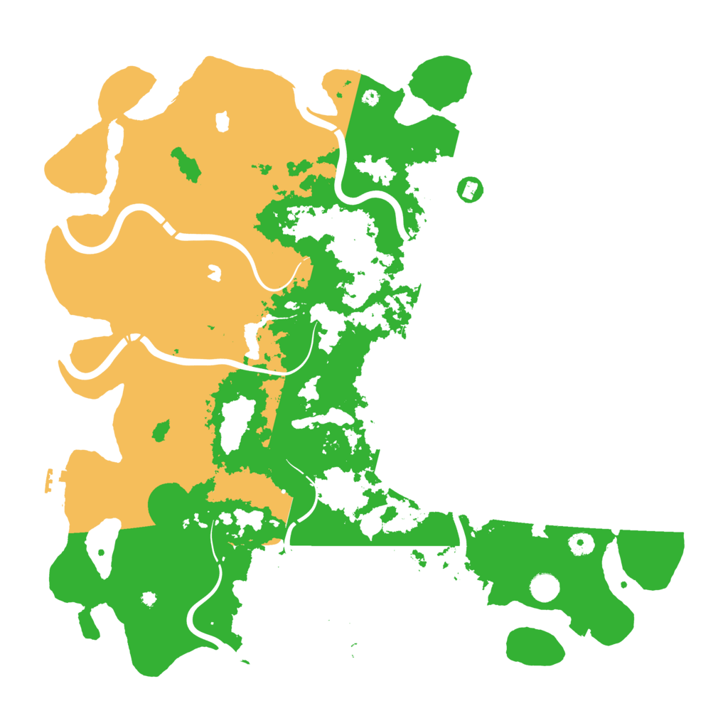 Biome Rust Map: Procedural Map, Size: 4500, Seed: 1196065793