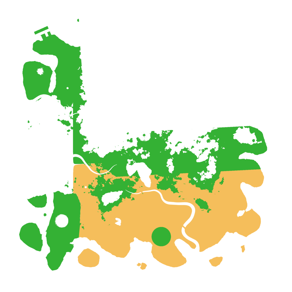 Biome Rust Map: Procedural Map, Size: 4000, Seed: 48390438