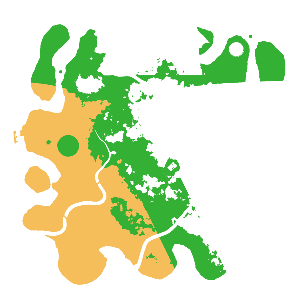 Biome Rust Map: Procedural Map, Size: 3700, Seed: 938455267