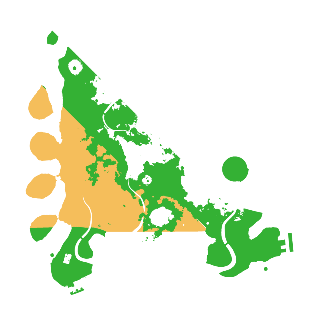 Biome Rust Map: Procedural Map, Size: 3300, Seed: 244950220