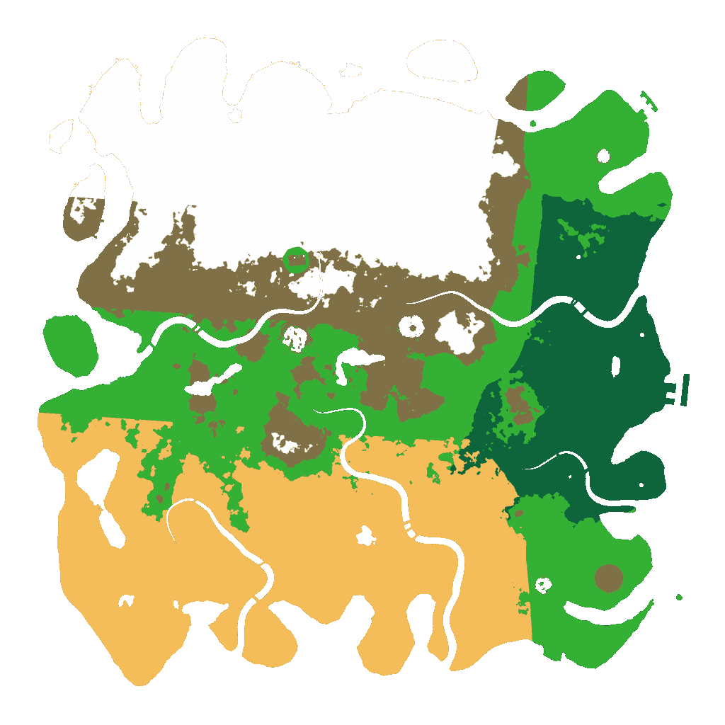 Biome Rust Map: Procedural Map, Size: 4500, Seed: 1403708994