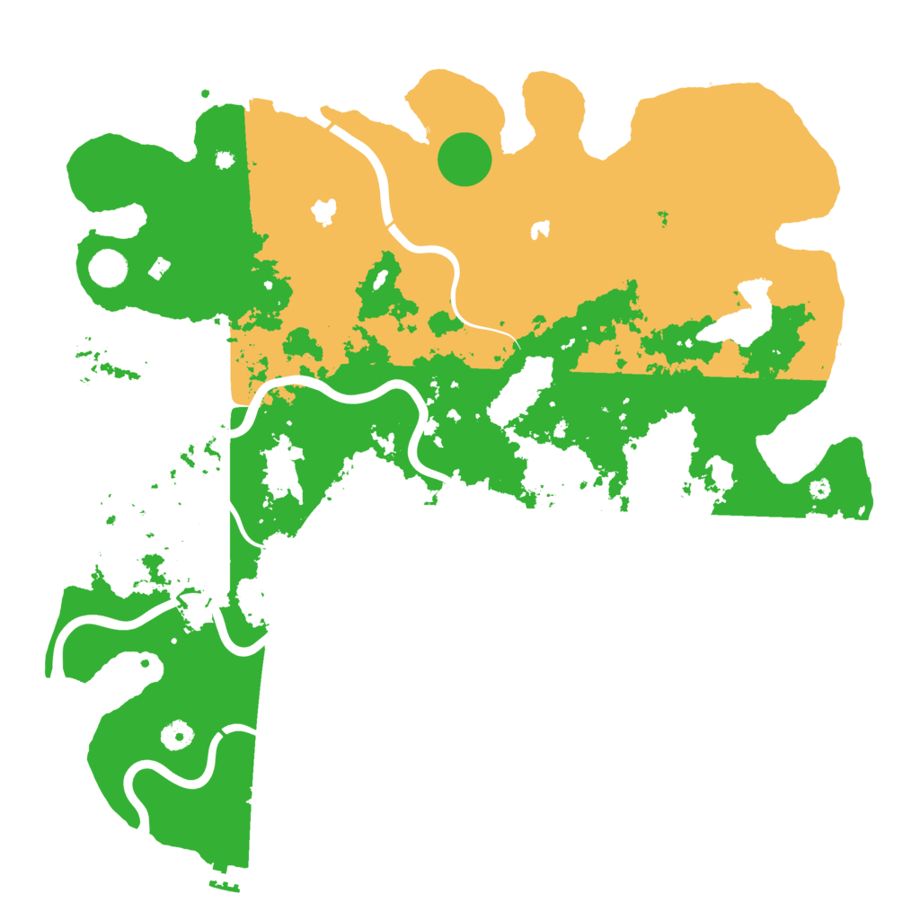Biome Rust Map: Procedural Map, Size: 4500, Seed: 1925994804