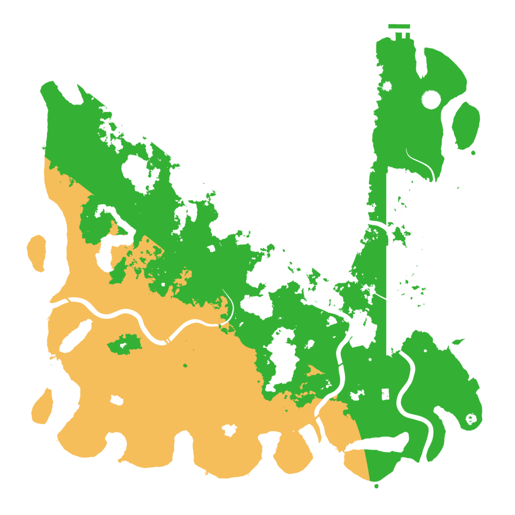 Biome Rust Map: Procedural Map, Size: 4800, Seed: 652709235