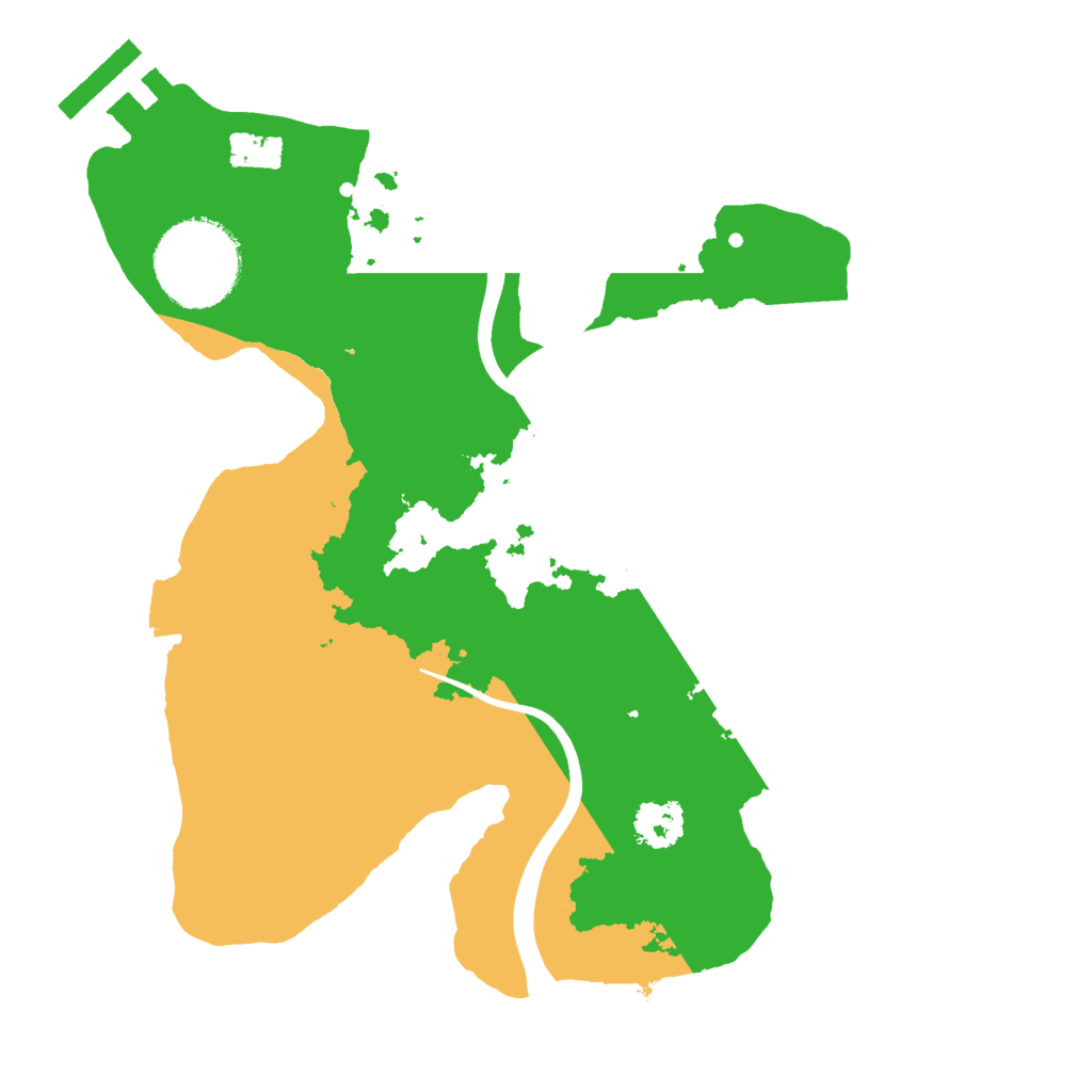 Biome Rust Map: Procedural Map, Size: 2250, Seed: 639759298