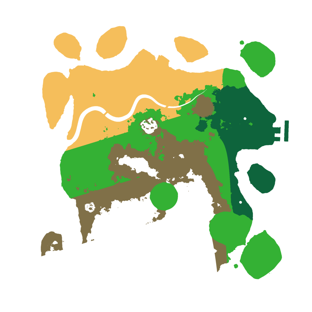 Biome Rust Map: Procedural Map, Size: 3000, Seed: 315848369