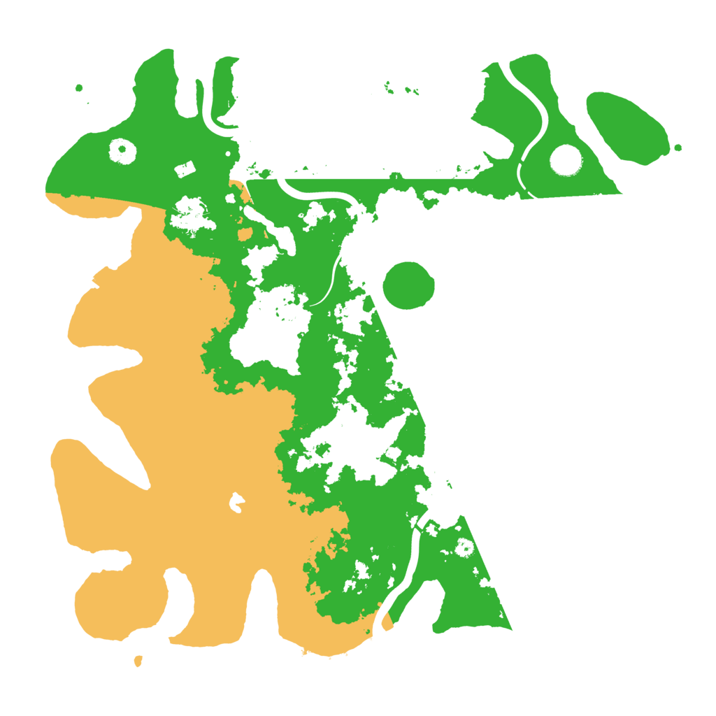 Biome Rust Map: Procedural Map, Size: 4000, Seed: 4104886
