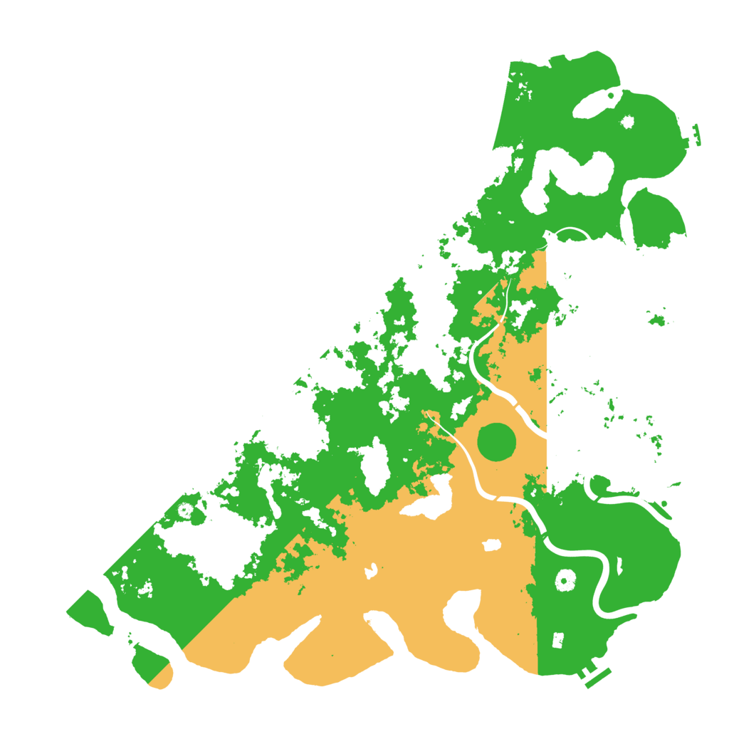 Biome Rust Map: Procedural Map, Size: 5000, Seed: 356399