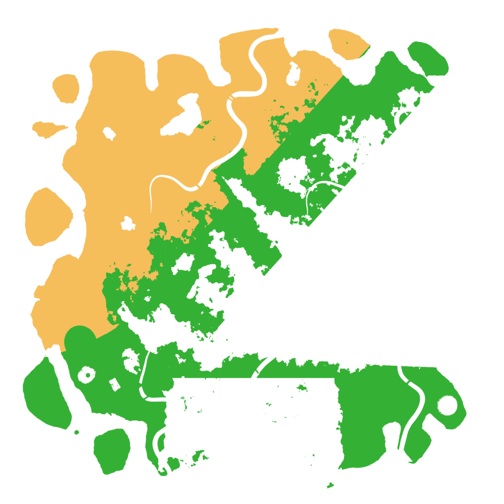 Biome Rust Map: Procedural Map, Size: 4500, Seed: 137869