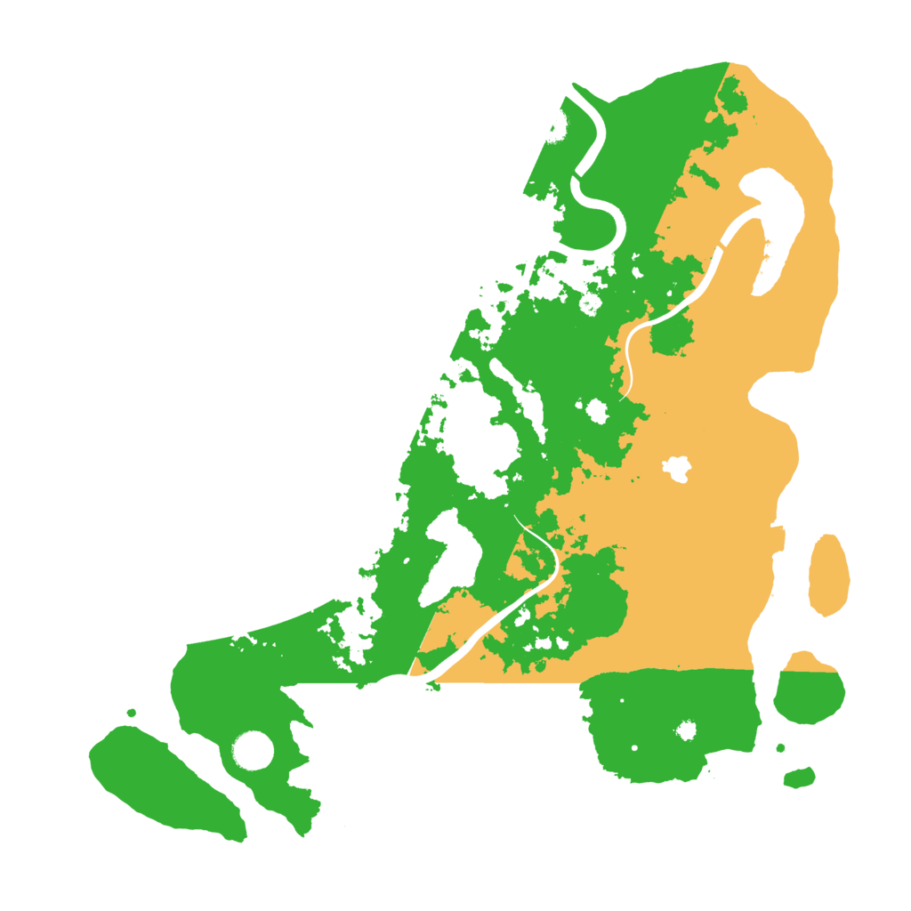 Biome Rust Map: Procedural Map, Size: 4200, Seed: 1043393911