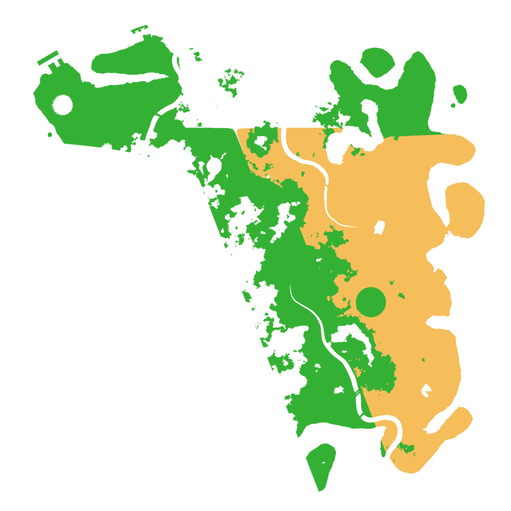 Biome Rust Map: Procedural Map, Size: 4500, Seed: 1810672123