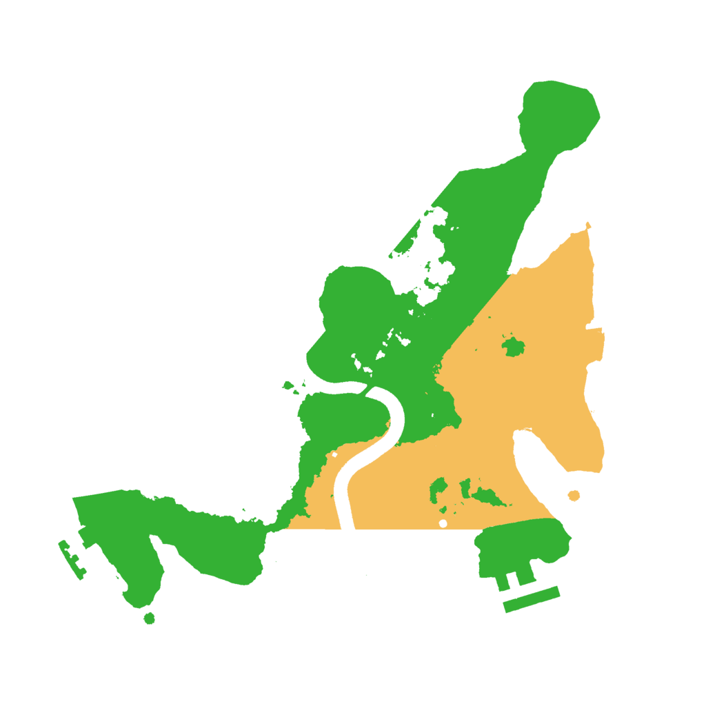 Biome Rust Map: Procedural Map, Size: 2500, Seed: 1536832035